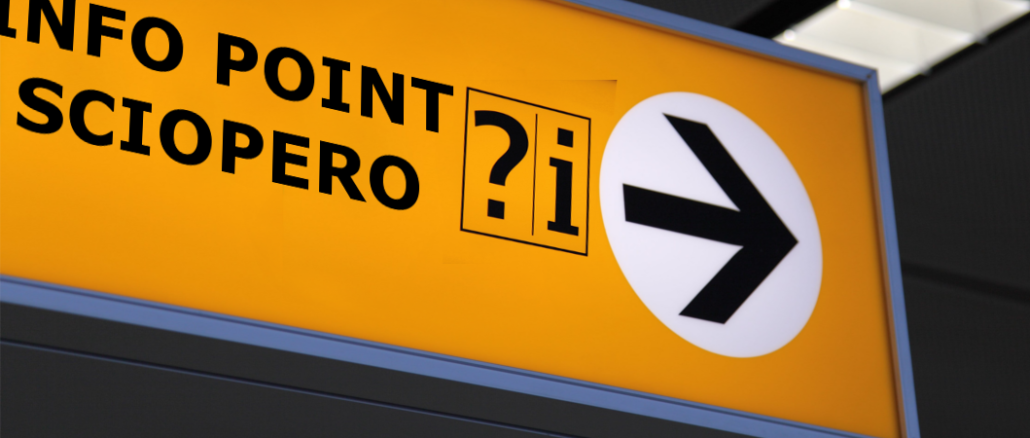SCIOPERO INFOPOINT